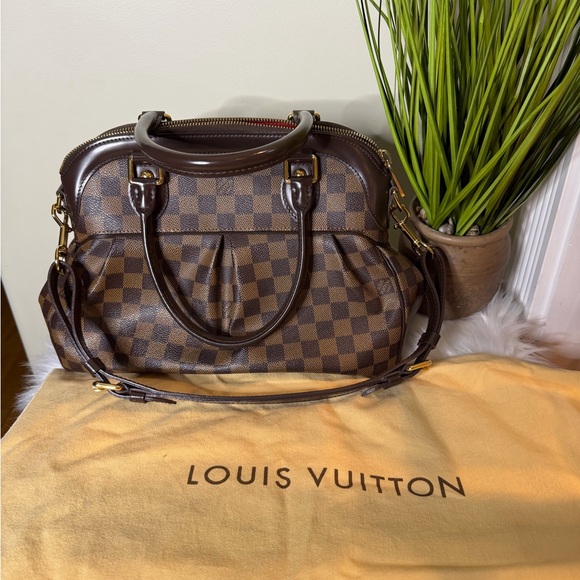 Louis Vuitton Handbags - Louis Vuitton Dark Brown Checkered Satchel